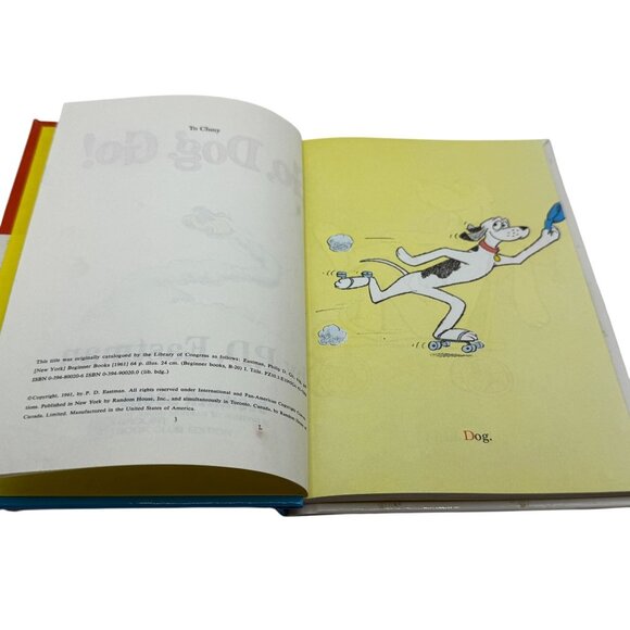 Go Dog Go By P.D. Eastman Hardcover Beginner Books Edition 1961 Storybook - Picture 3 of 13